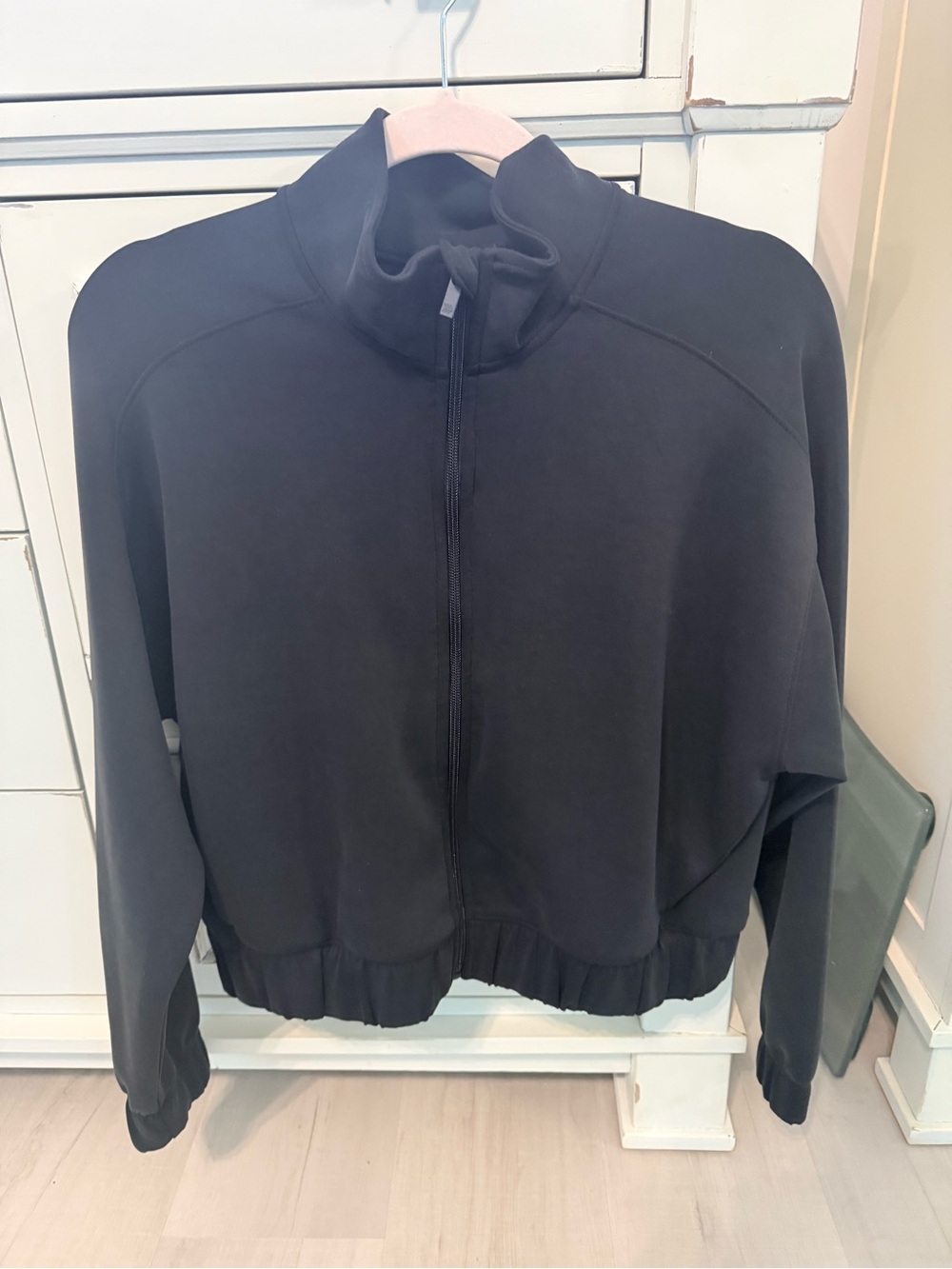 a new day Black Zip-Up Airy Sleek Jacket